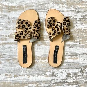 Steven Madden Leopard Slides
